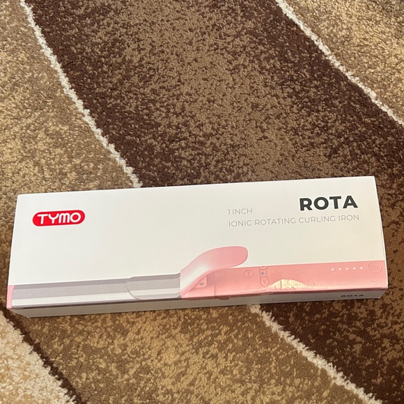 TYMO ROTA 1” Ionic Rotating Pink Curling Iron - Picture 10 of 15